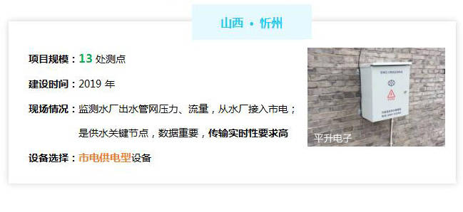 管网信息化/智慧水务管网监测