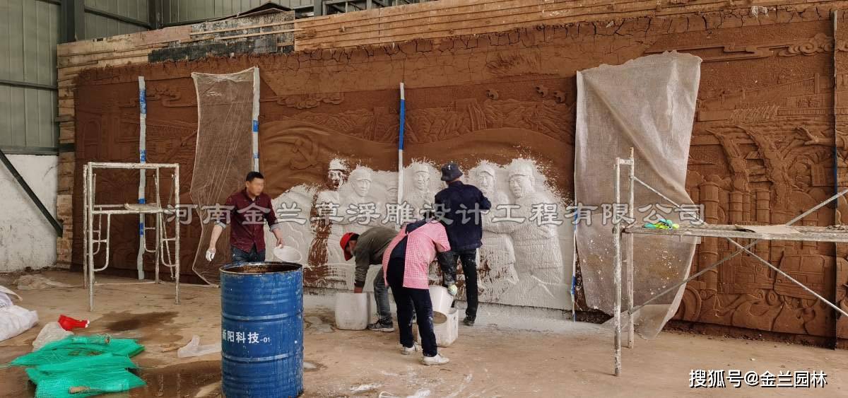 玻璃钢浮雕翻制 步骤(图5)浮雕制作时一个非常辛苦的过程,不仅类而且