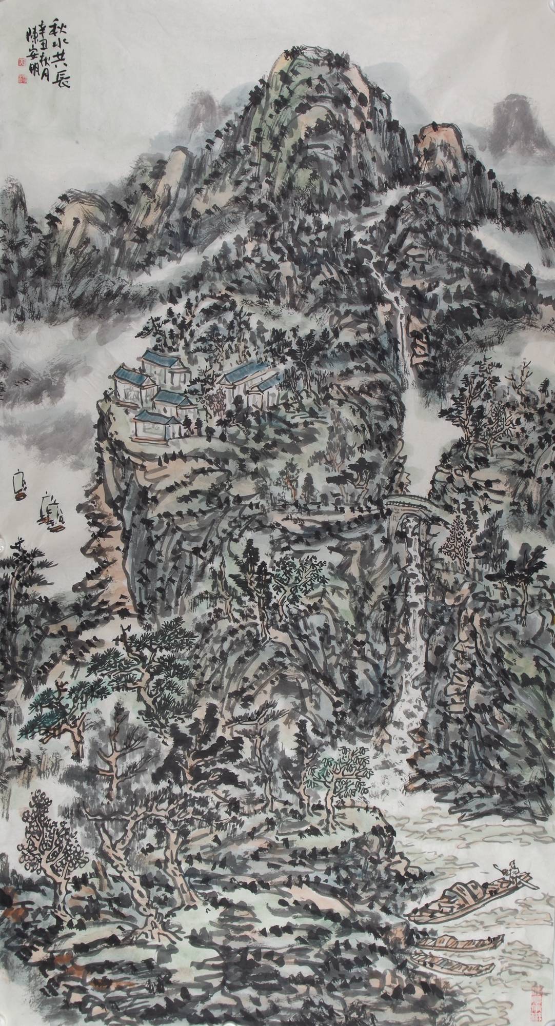 x4021,秋风萧瑟244x12222,粤港湾外远山微(中堂楹联余敬安)1136x9023