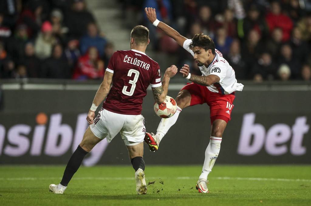 21/22赛季欧联杯小组赛a组:布拉格斯巴达3-4里昂