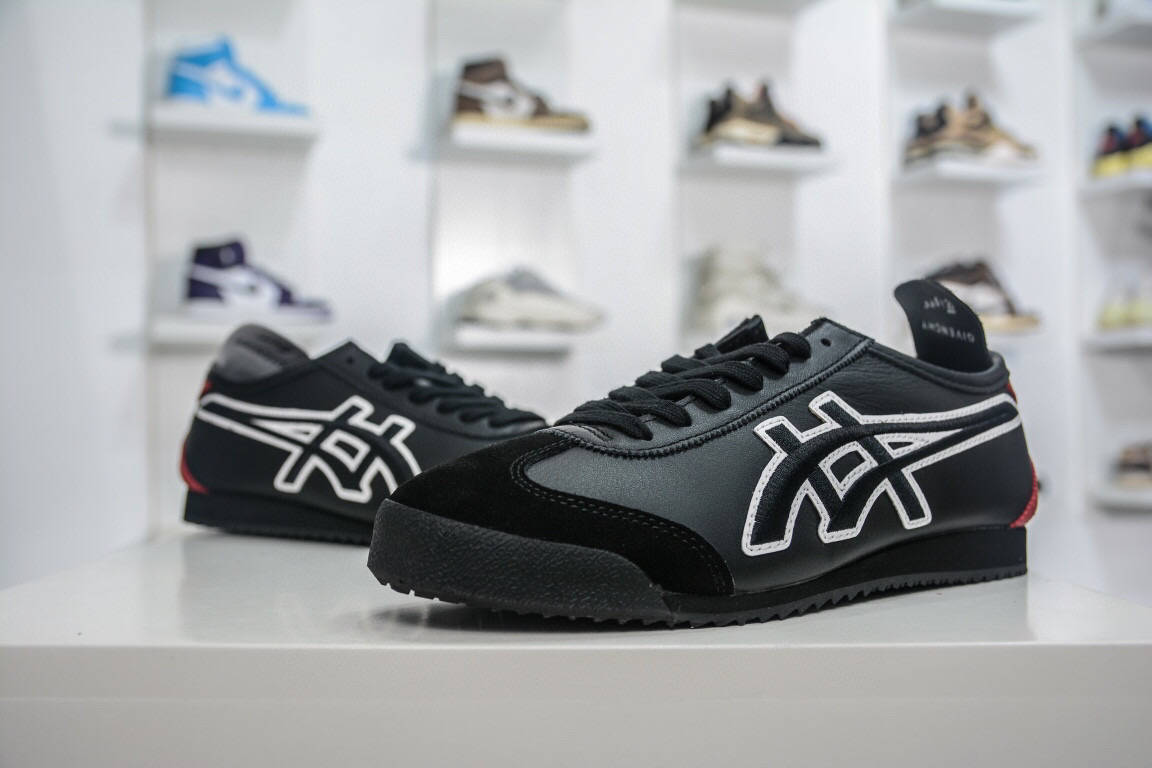 鞋子 纪梵希亚瑟士联名 Asics Onitsuka Tiger Mexico 66 皮面鬼冢虎运动鞋