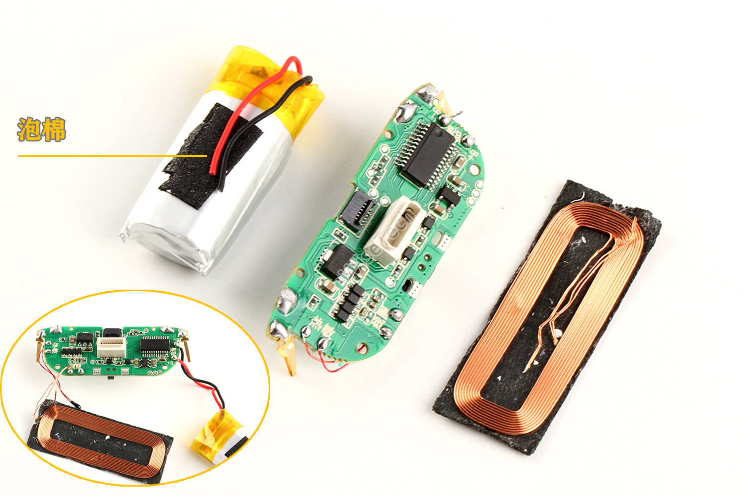 e拆解高仿的airpodspro拆解开来是极度简单