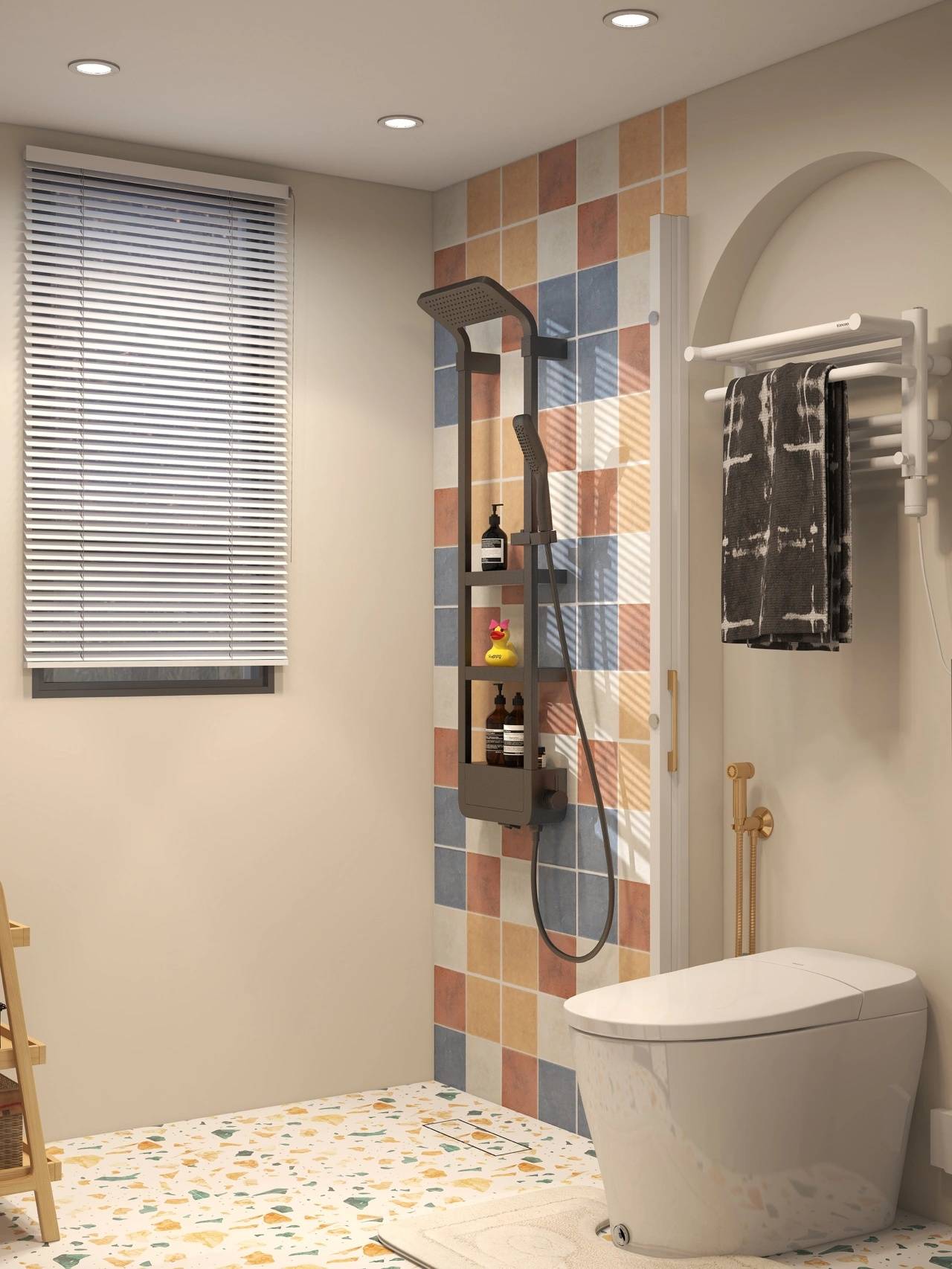 小浴室干湿分离两种方案设计 小浴室用浴帘隔断怎么样? - 本地资讯 - 装一网