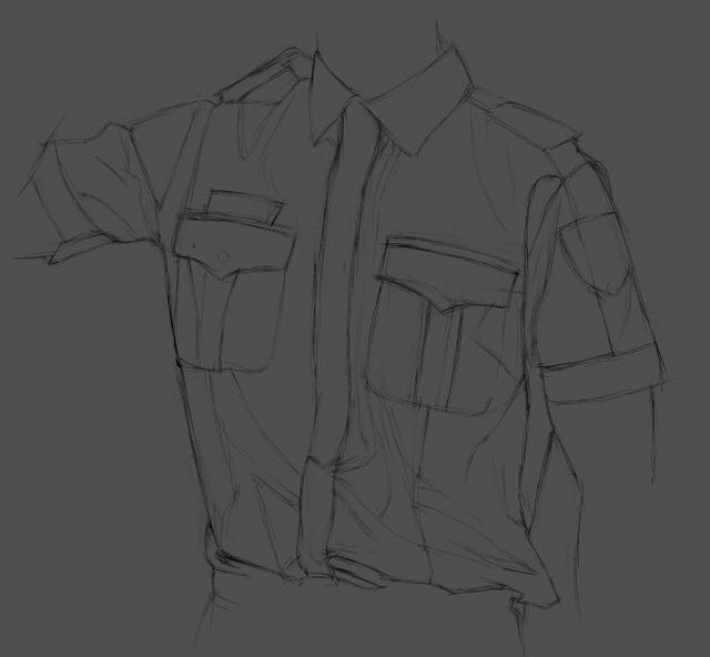 怎么画制服简单又好看?