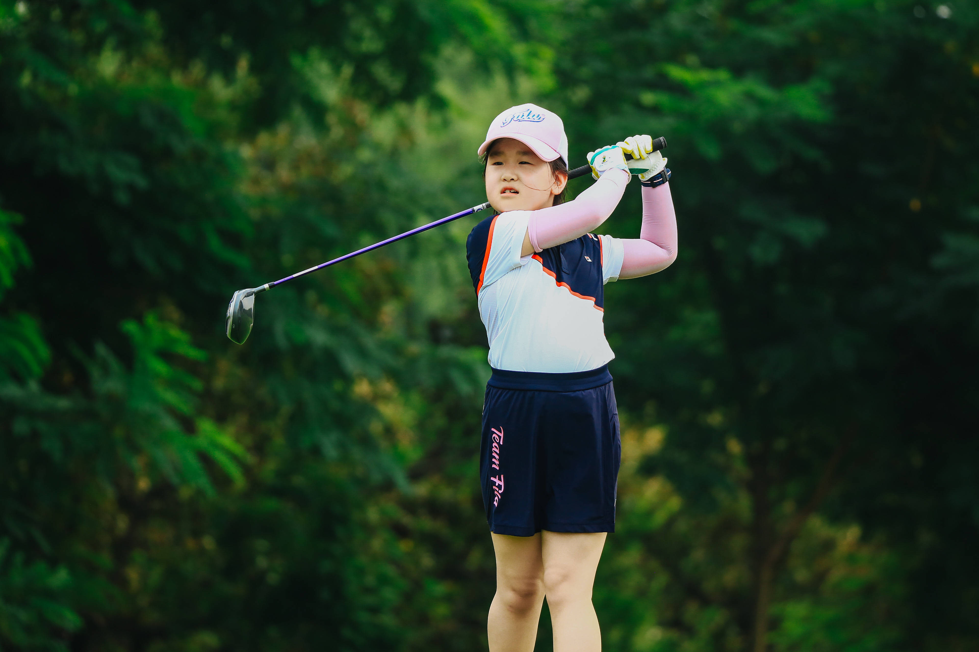 2021青少年高尔夫嘉年华挑战赛山东赛区年终总决赛形象大使刘一依