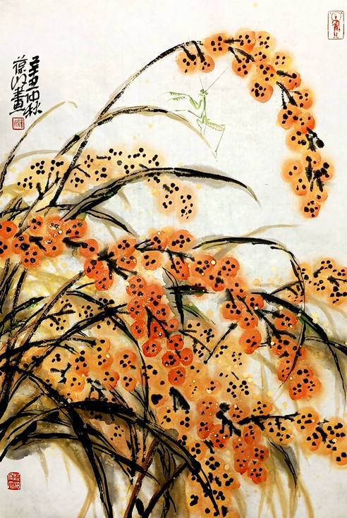 乙鸣|赤天凌风 厚土铸魂——浅评画家刘保收（乙鸣）花鸟画