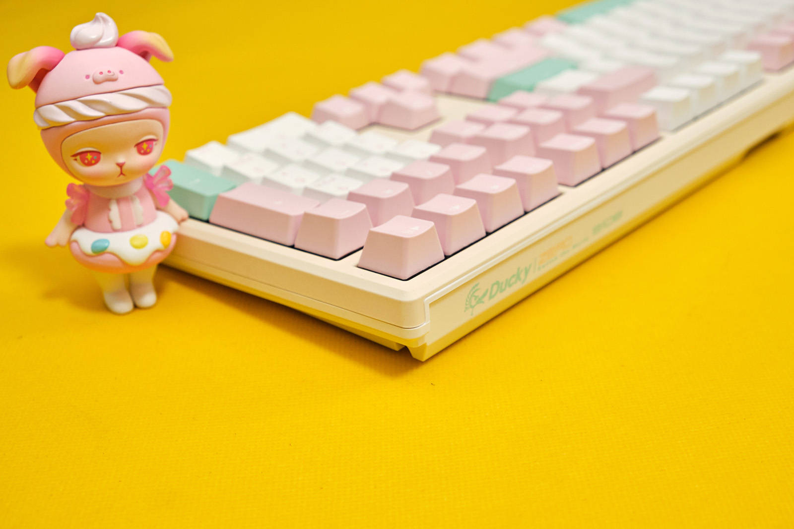 宛若夏日里那杯冰饮,吉利鸭ducky9108芝芝桃桃键盘开箱
