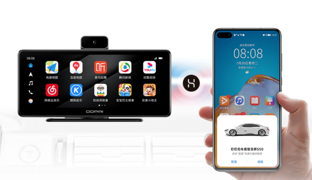 声姿|鸿蒙智联，智慧出行，盯盯拍车载智慧屏S50重磅发布