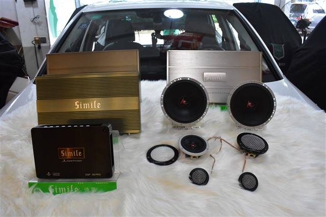 品质音响套餐改装奥迪a4l音响改装诗蔓dsps8诗蔓sh4100功放