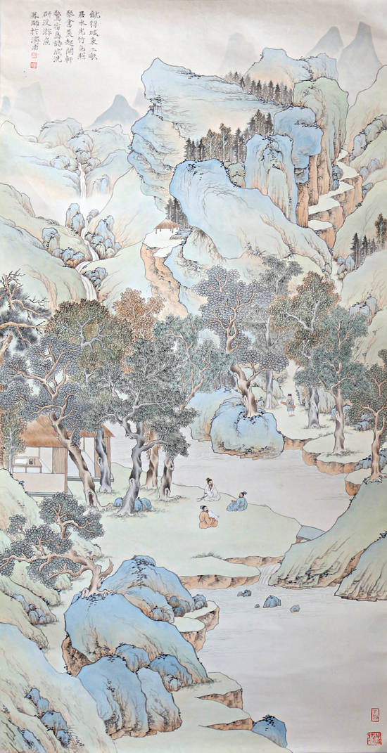 “淡泊明志 · 宁静致远——青年画家姜凤师绘画作品展”在世纪来美术馆隆重开幕