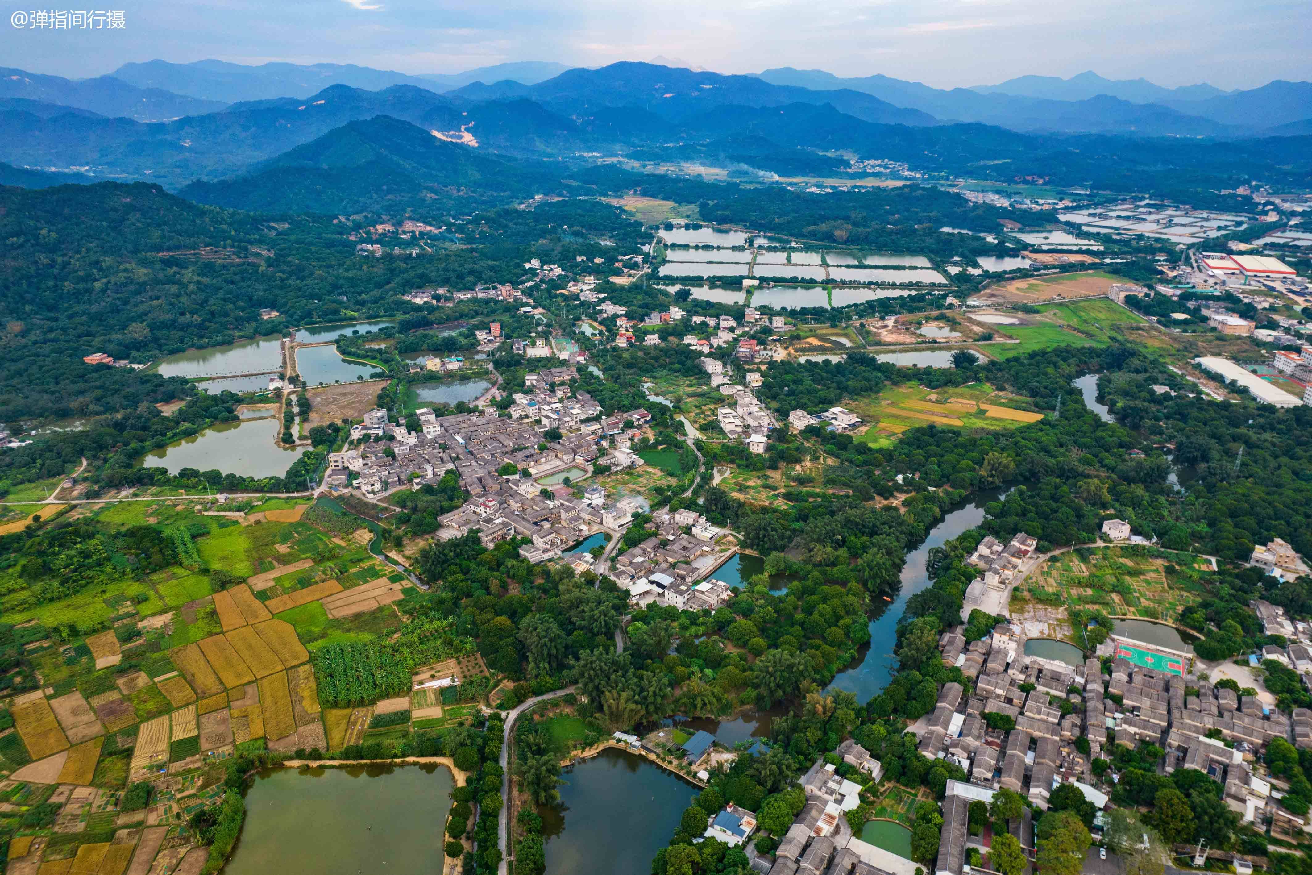 狮峰村|广东潮州秀美古村，布局似八卦，环境如公园，是文明农村的典范