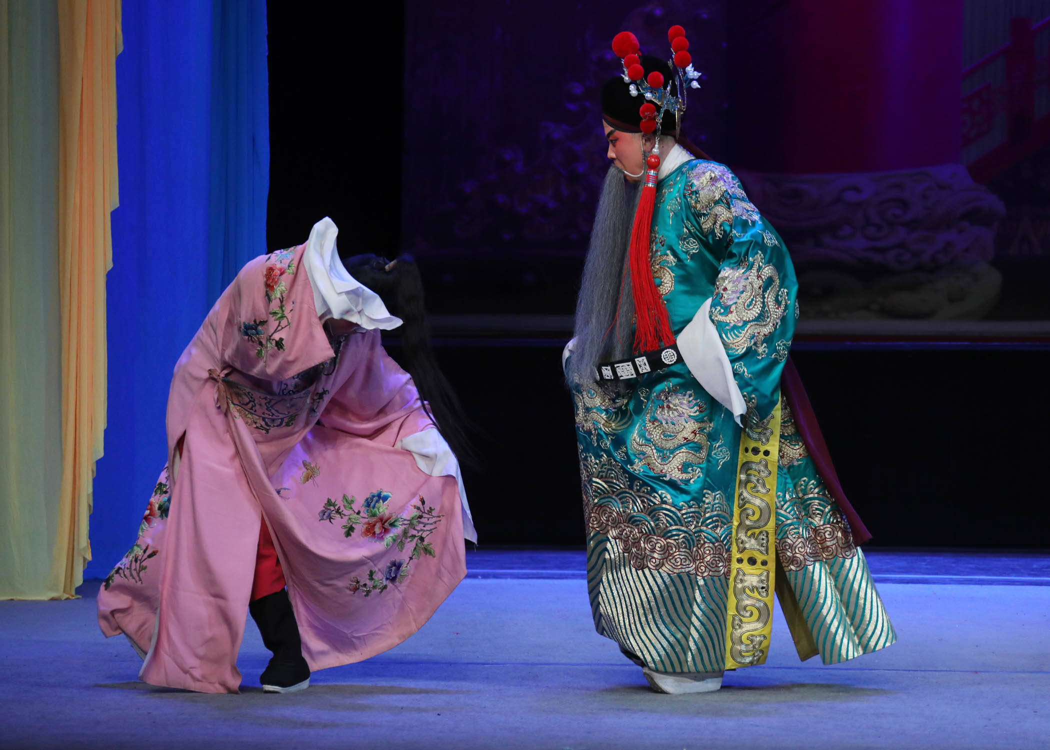 长治市上党梆子剧团展演明代故事戏汉阳堂精彩上演