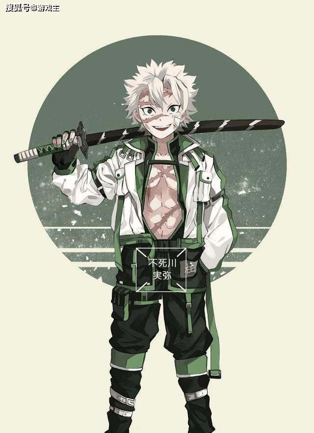 原创鬼灭之刃全员现代装扮画风有特色炭治郎好帅