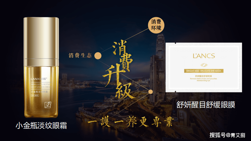 国货国货精品——兰皙小金瓶眼霜组合