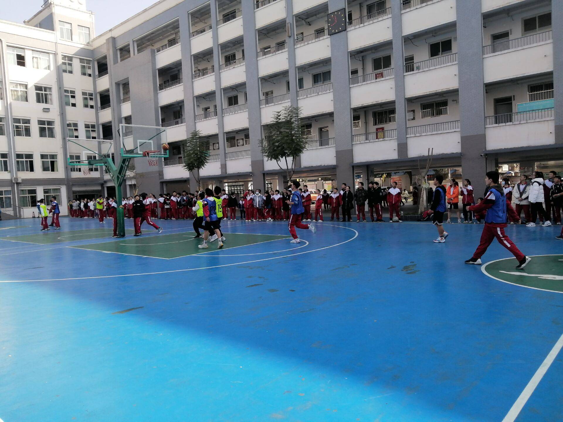 江油市长城实验学校2021年校园篮球联赛成功举行