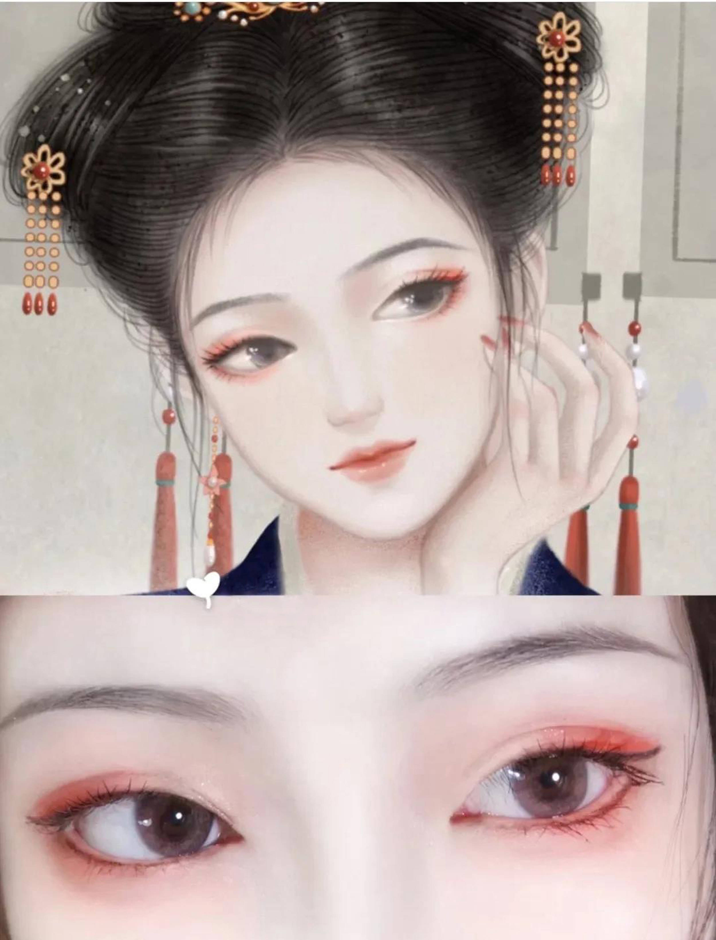 进击的二次元|打破次元壁的眼妆,也太美了吧!_珊瑚_气质_眼波