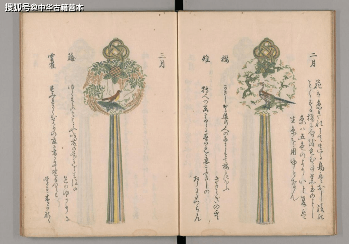 传统|日本文化3年（1806）《悬物图镜》：日本传统香袋挂饰