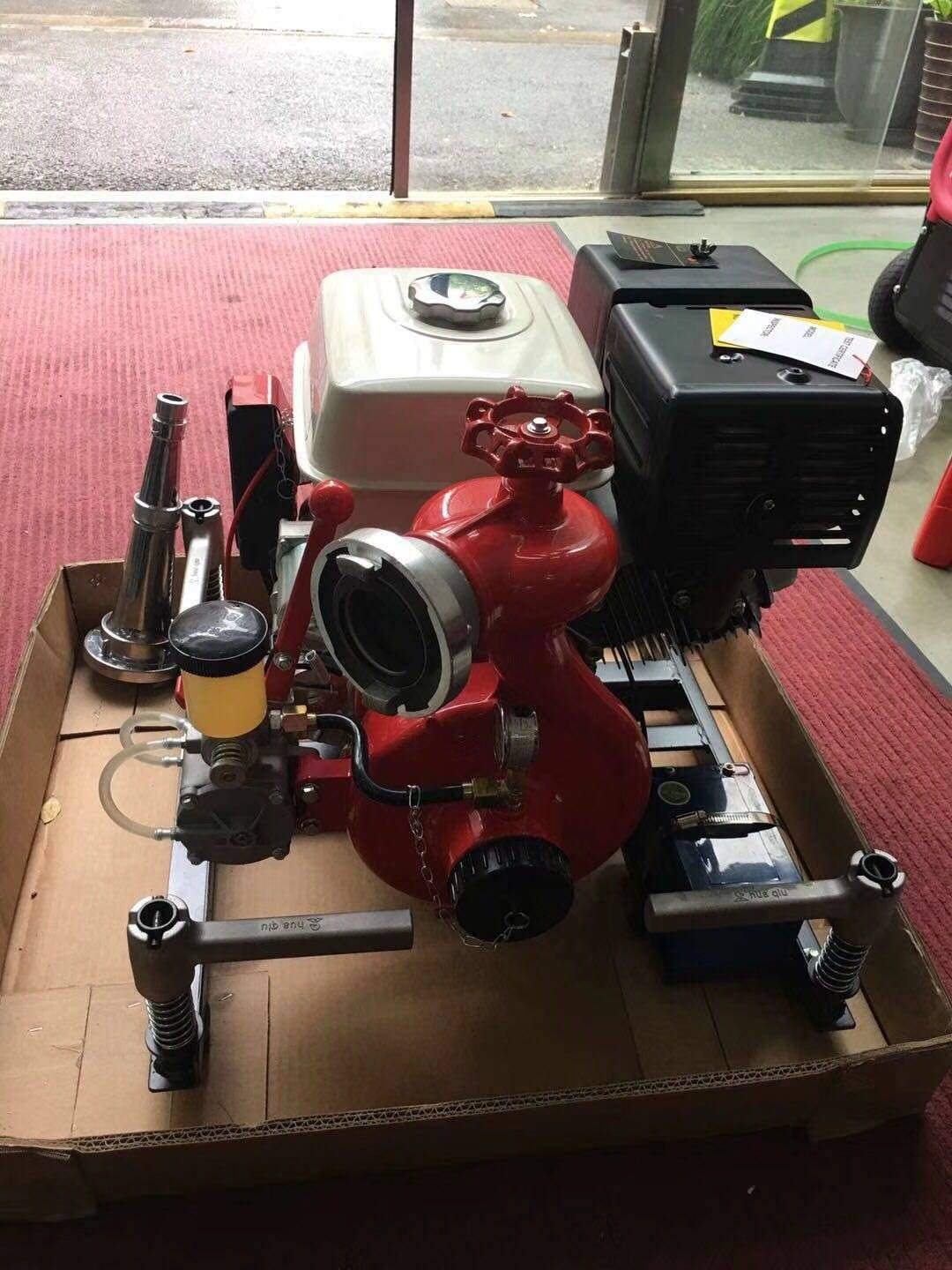 消防备用手抬式高扬程柴油汽油机抽水泵25寸3寸