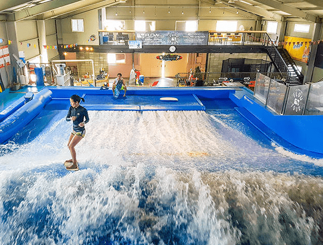 沪上首家室内冲浪gcool极酷冲浪机巨浪席卷寒冬