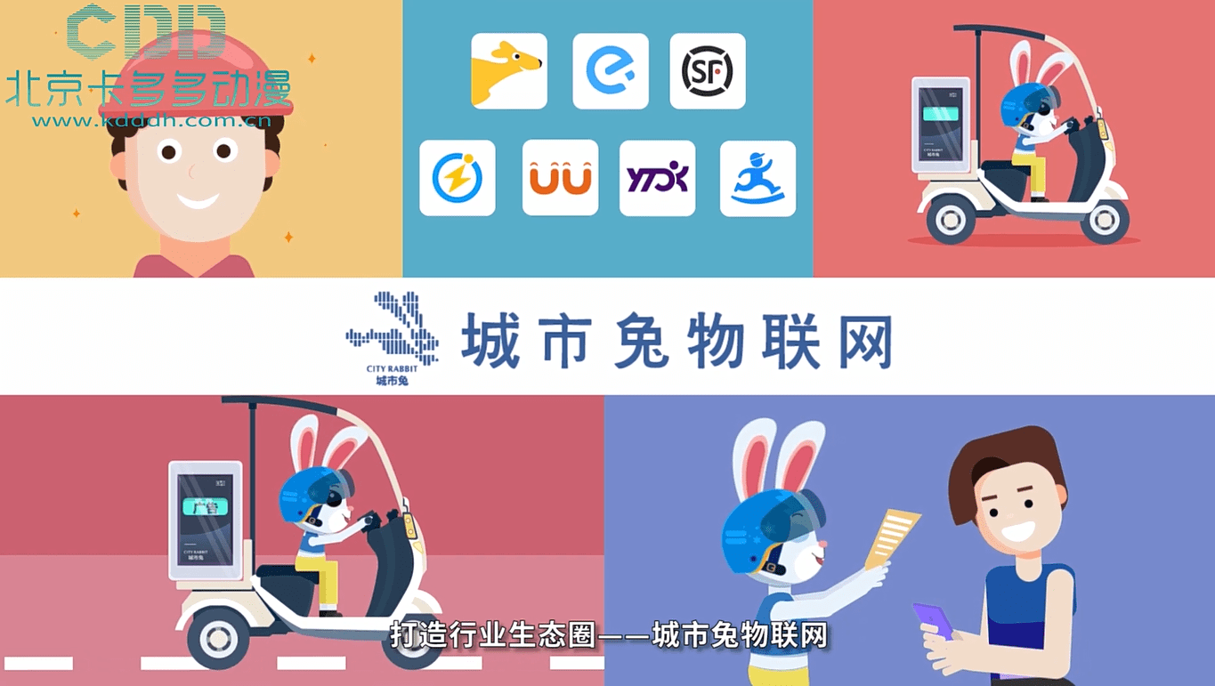 骑手的安全谁来保障_城市兔应运而生_北京MG动画制作插图2