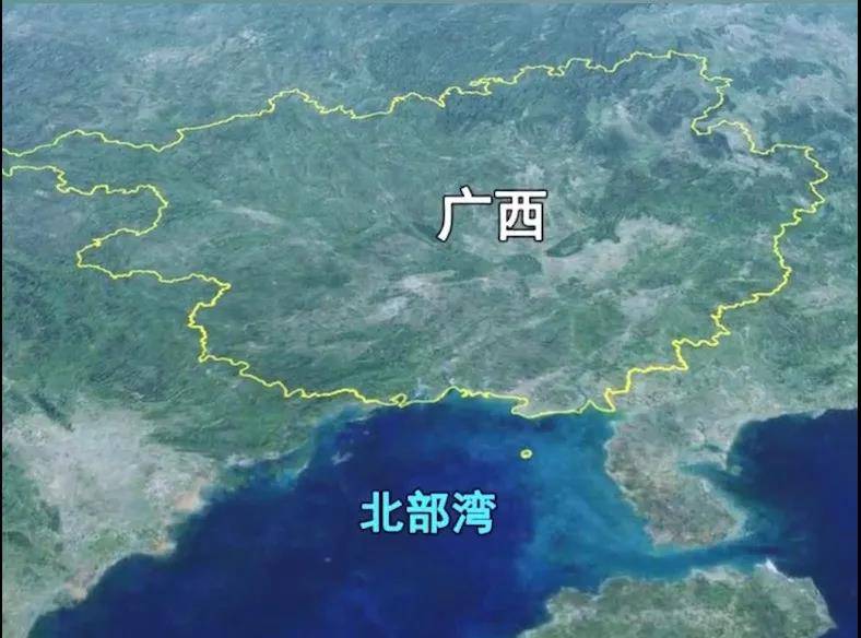 广西周边省份地图图片