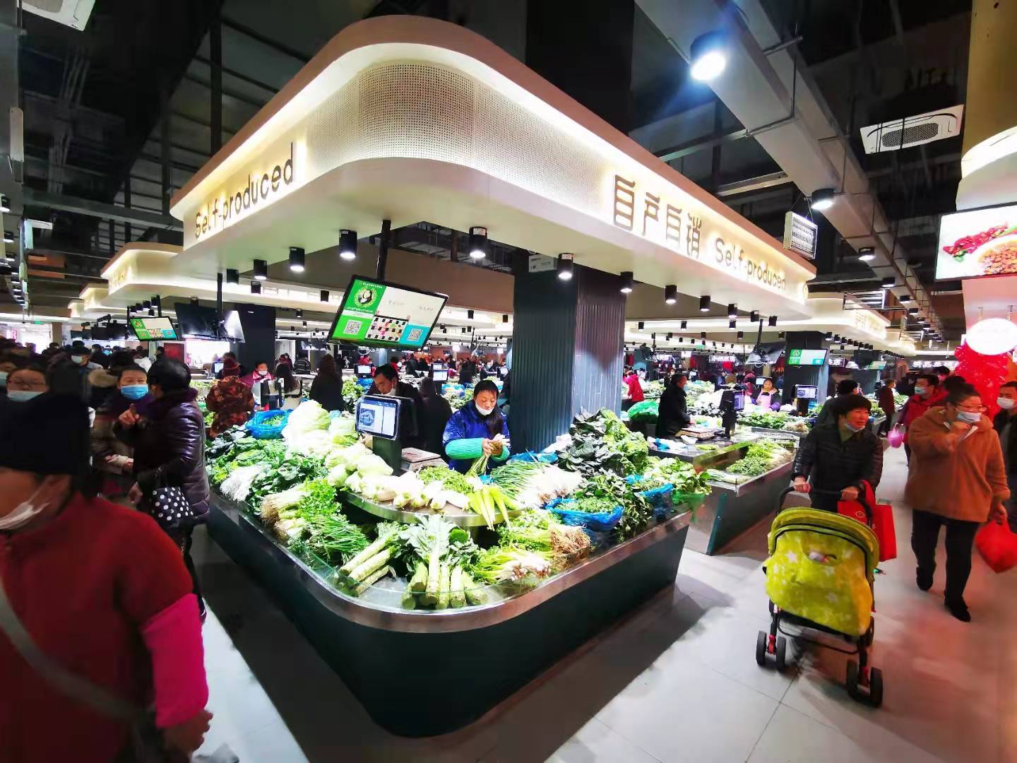 农贸市场需要哪些营业必备设施?_专用_柜台_销售