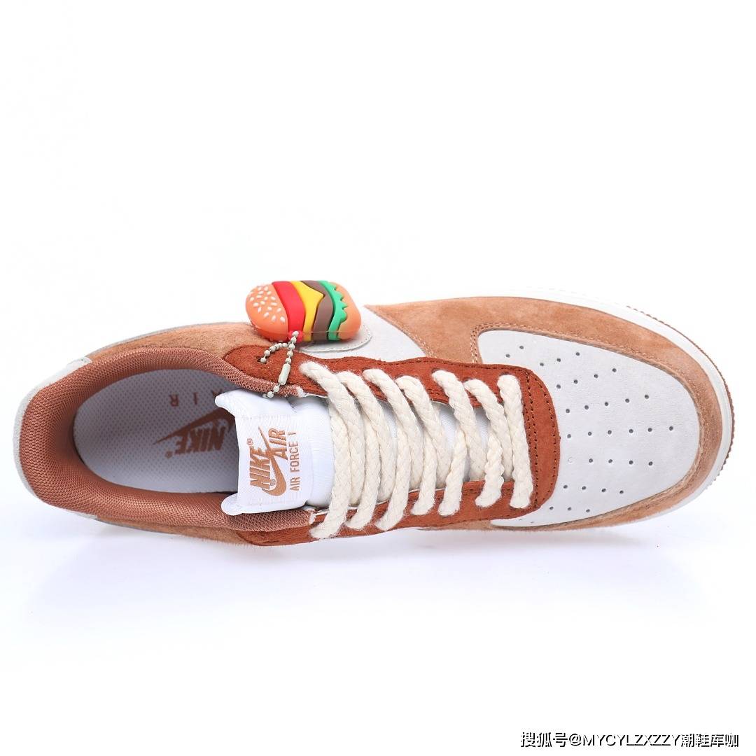 CurryNike Air Force 1′07 Low&quot;Medium Curry&quot;空军一号低帮板鞋摩卡奶茶