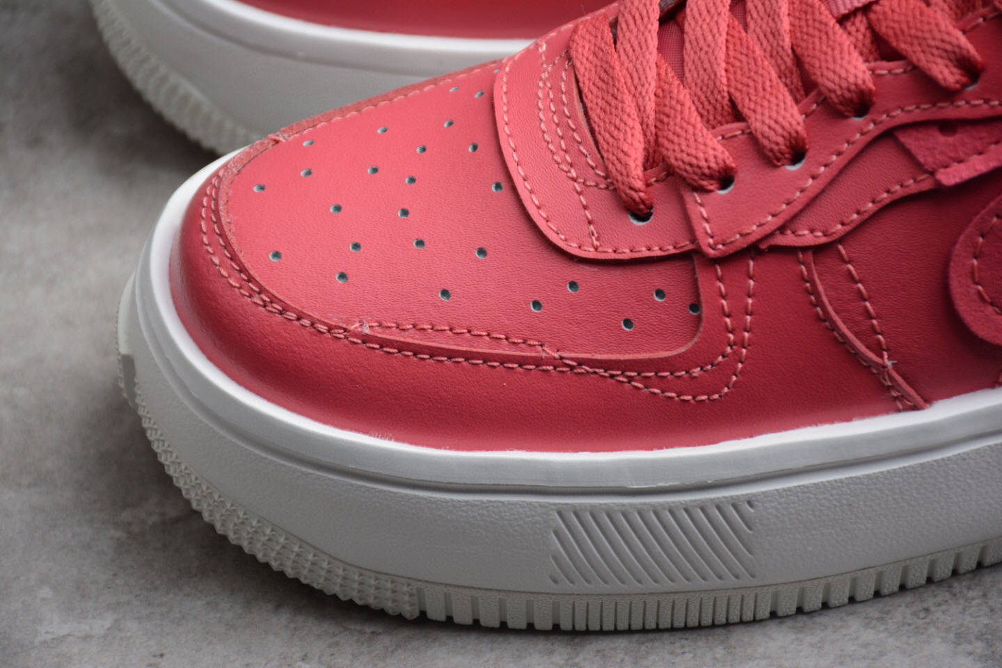 耐克nike air force 1 fontanka 玫粉空军一号低帮运动鞋_内置_气垫