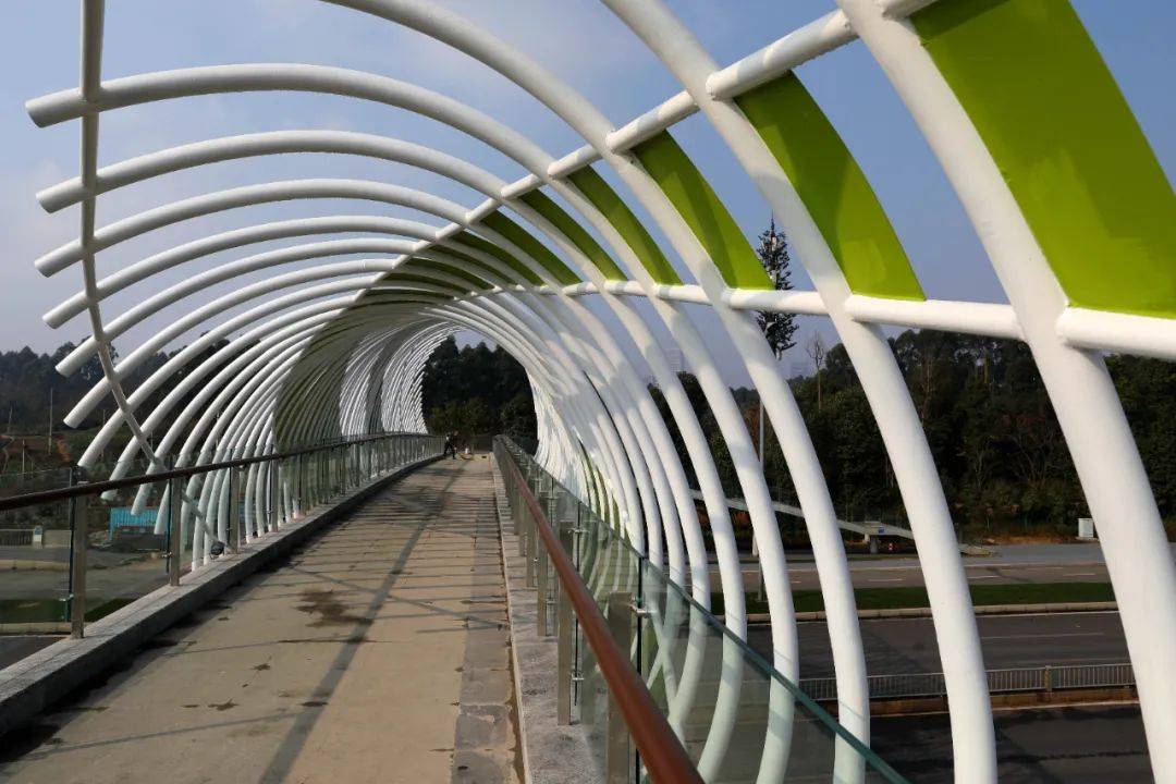 天府新区改造7座人行天桥分生活与生态两大类别重新向公众开放