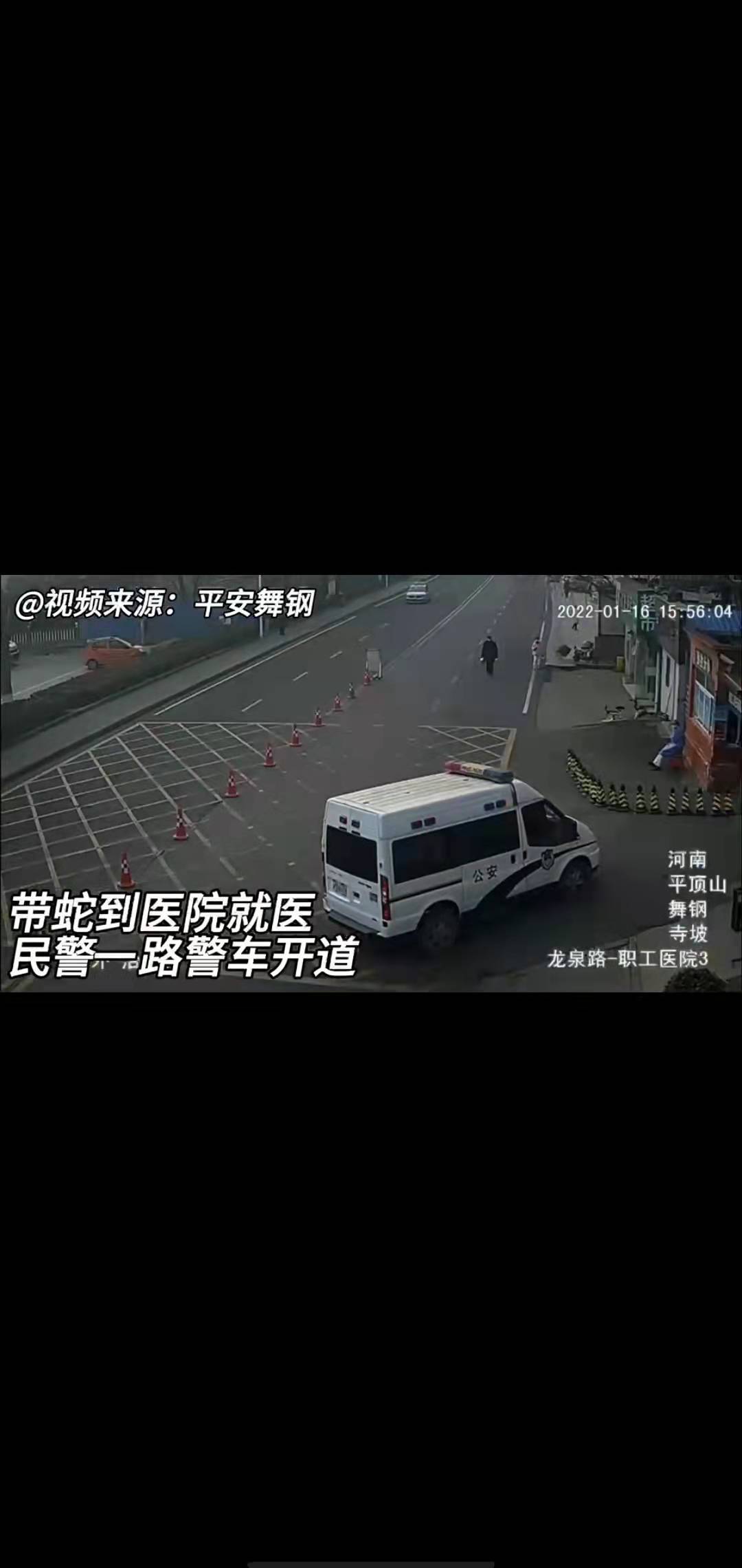 群众被毒蛇咬伤求助民警警车开道护送就医-搜狐大视野-搜狐新闻