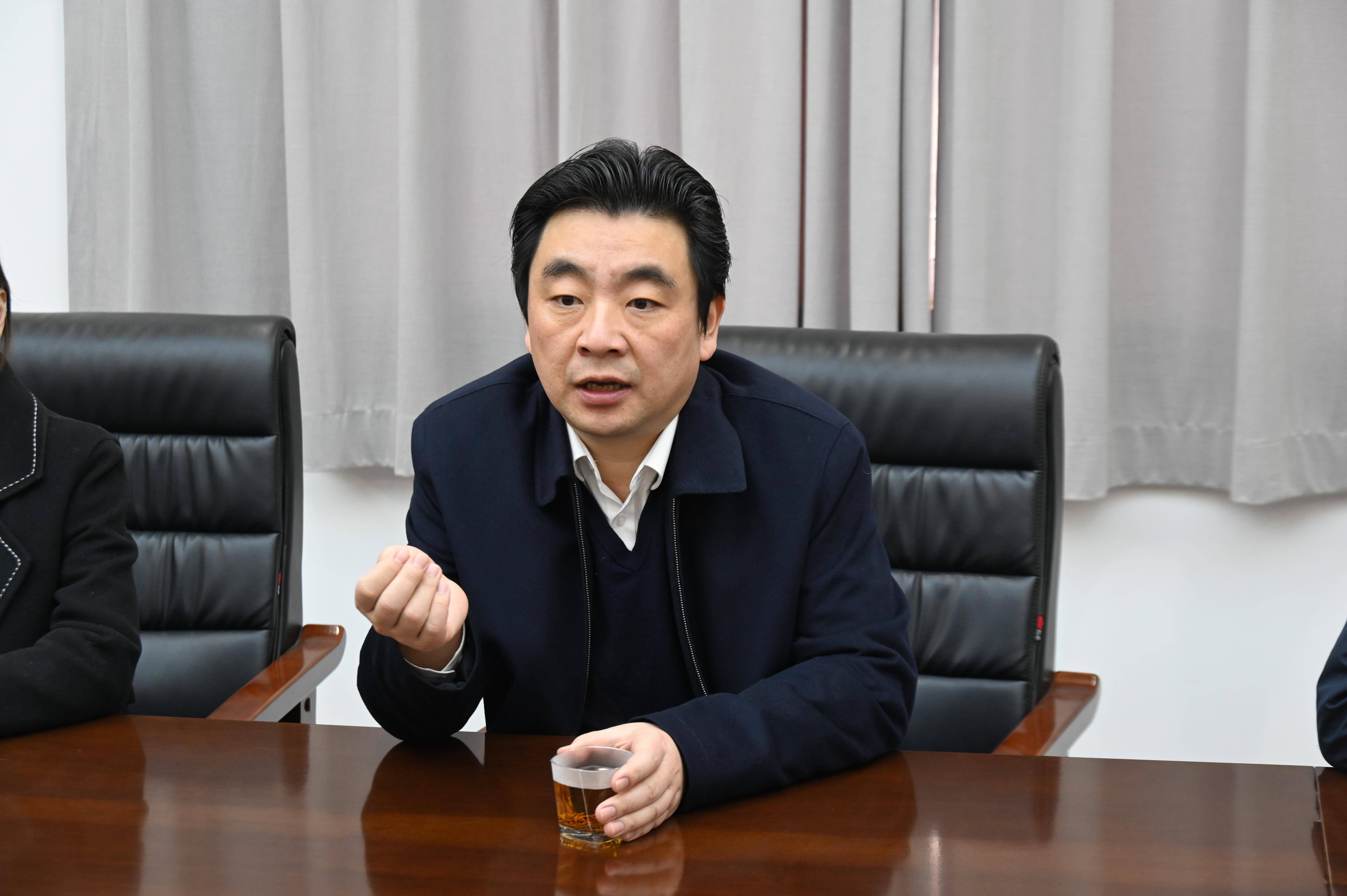 运城城投集团党委书记,董事长,总经理卢晓波一行上门拜访,农发行运城