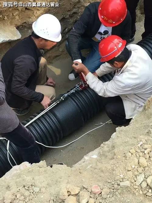 在山西波紋管主要用於排水管道排汙管道雨汙分流管道老舊小區改造等