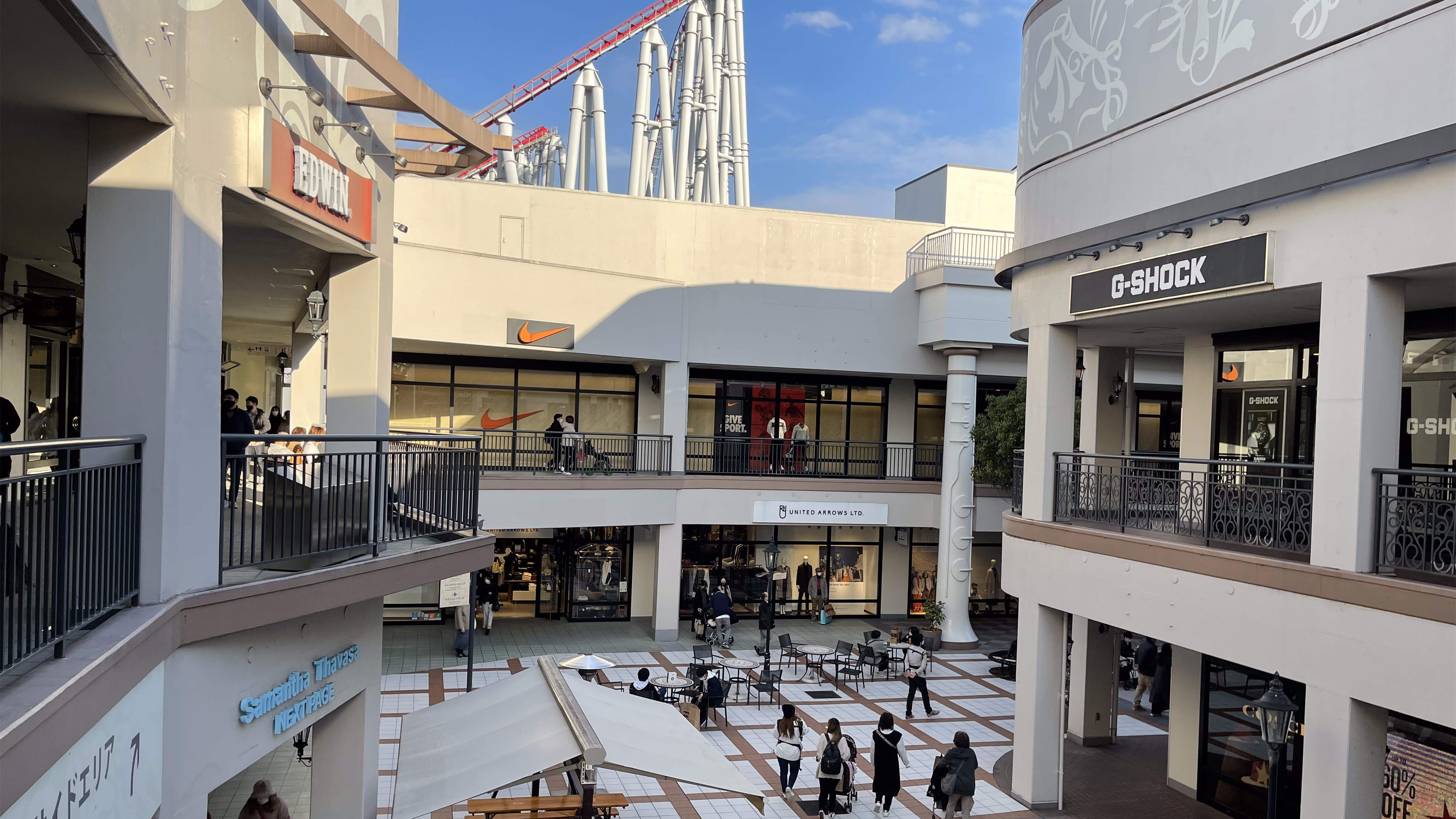 親子必打卡的,還有outlet mall「三井奧特萊斯購物城」「爵士之夢長島