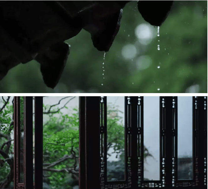 【檐下听雨,梦里长情】