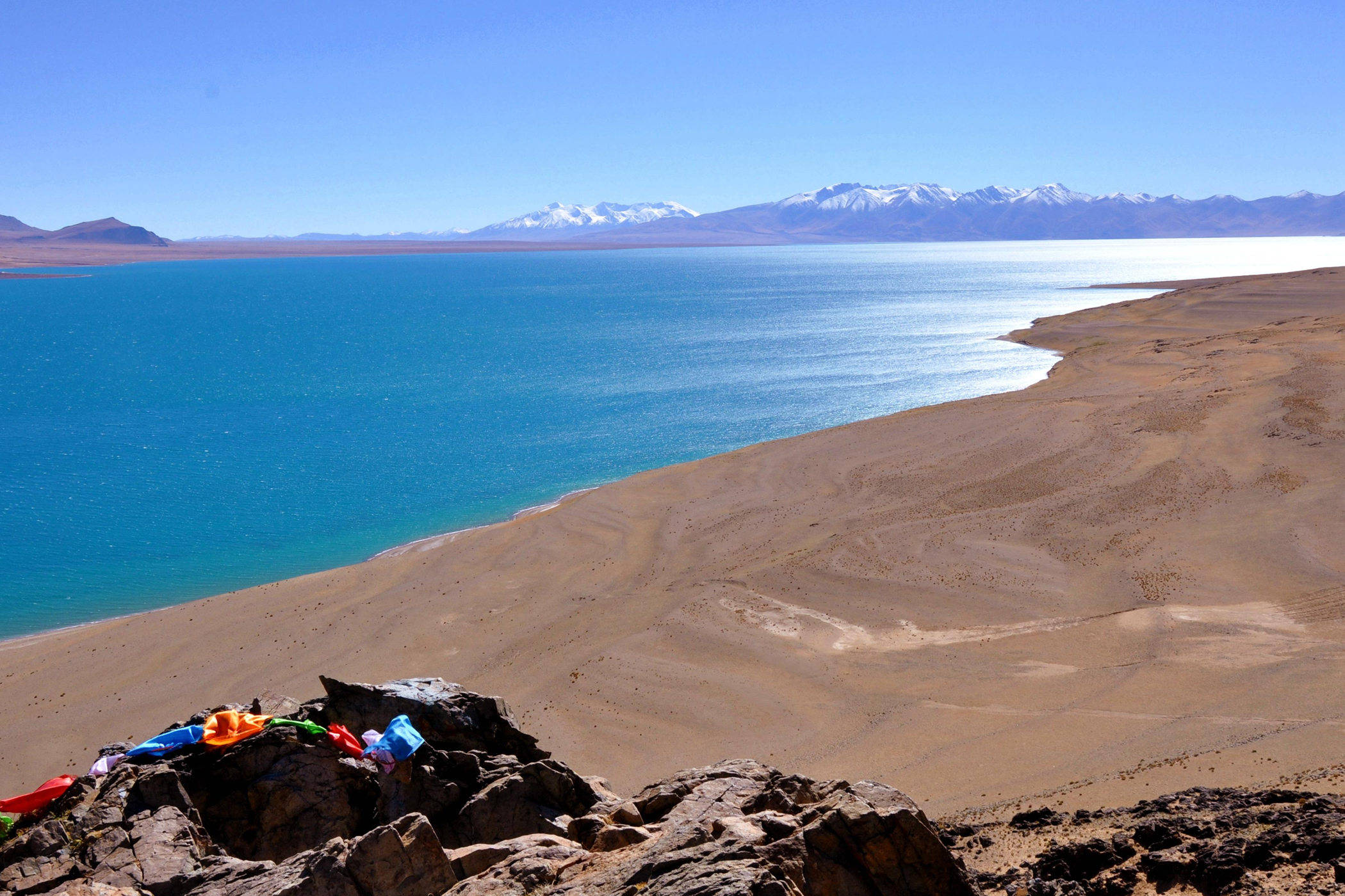 原创藏北羌塘象雄古文化里最负盛名的当惹雍措圣湖