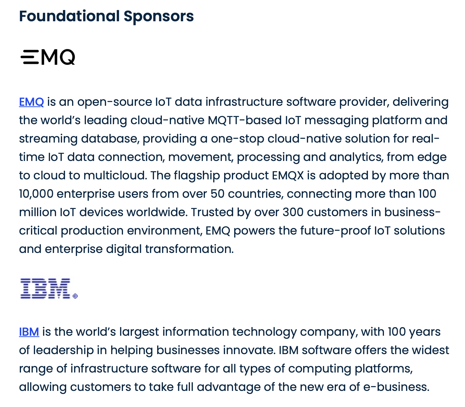 Emq 正式成为oasis 最高级别成员 主导推进物联网协议标准化应用 Sponsor 全球 行业