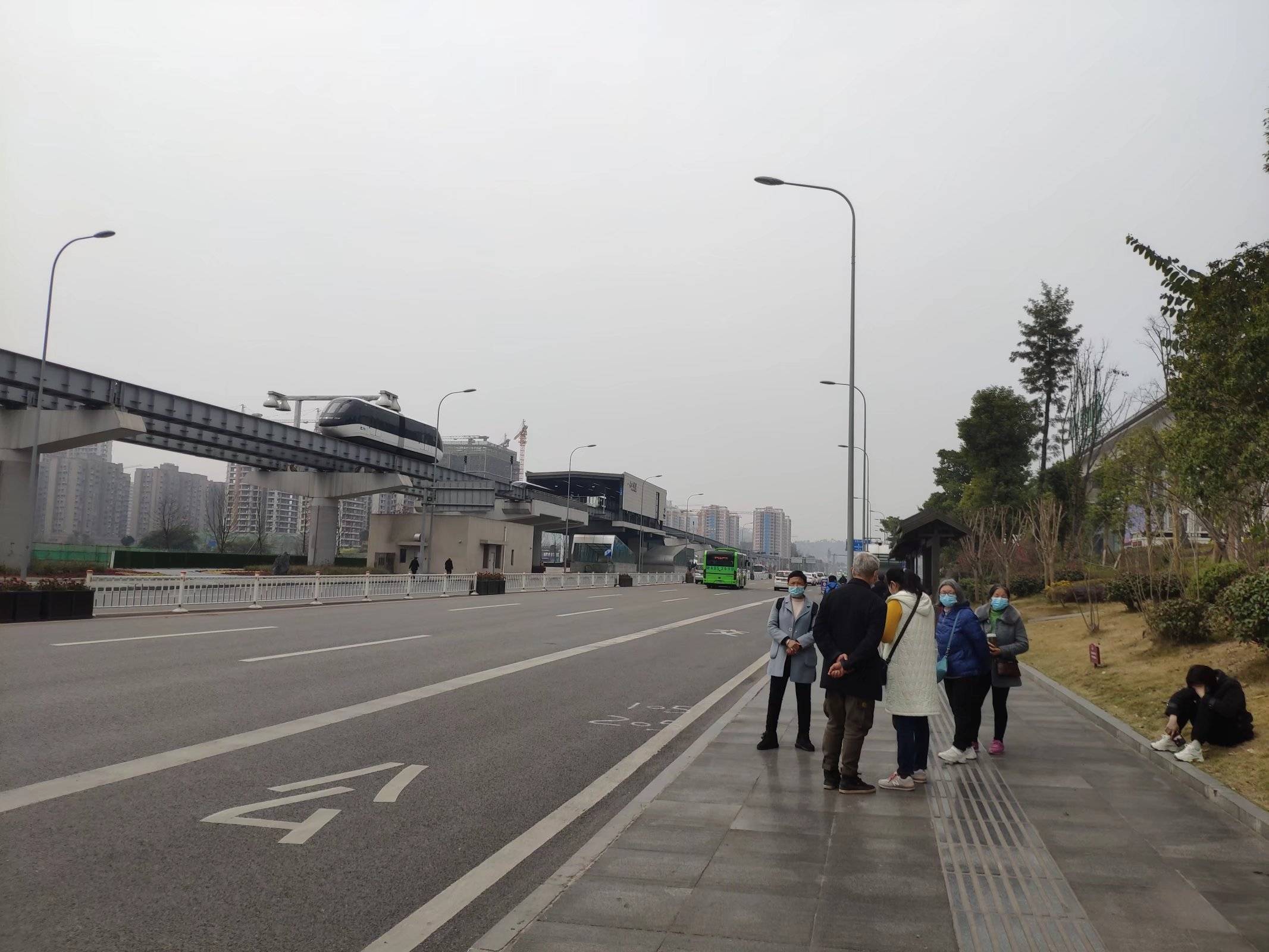 原创重庆轨道交通璧山站站台宽约为13米总面积约810884平方米