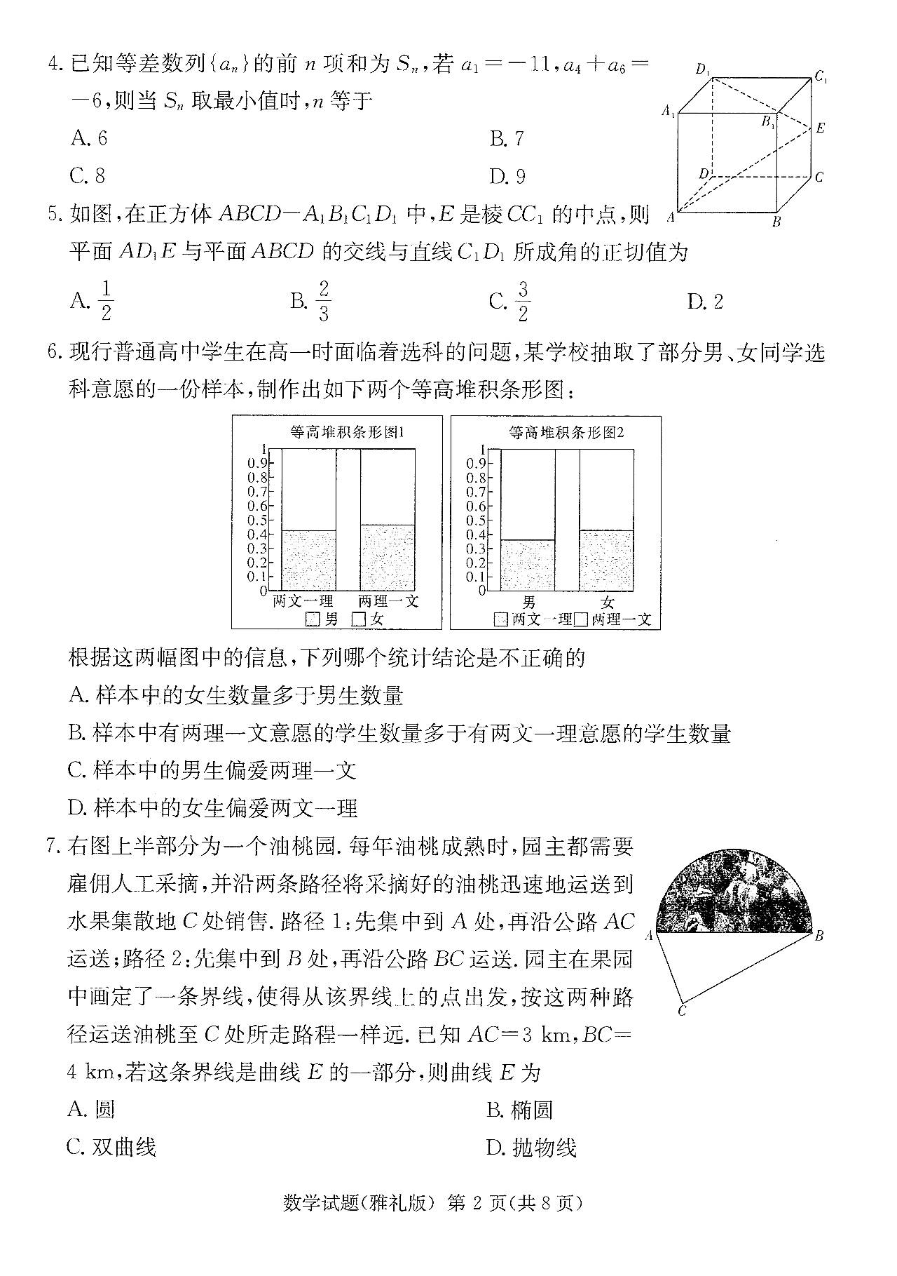 炎德英才大联考雅礼中学22届高三月考 七 数学试题及答案 在线 团队 炎德 炎德英才大联考雅礼中学22届高三月考 七 数学试题及答案 在线 团队 炎德