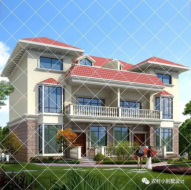 10款三层农村兄弟双拼别墅兄弟建房不再愁气派实用有面子