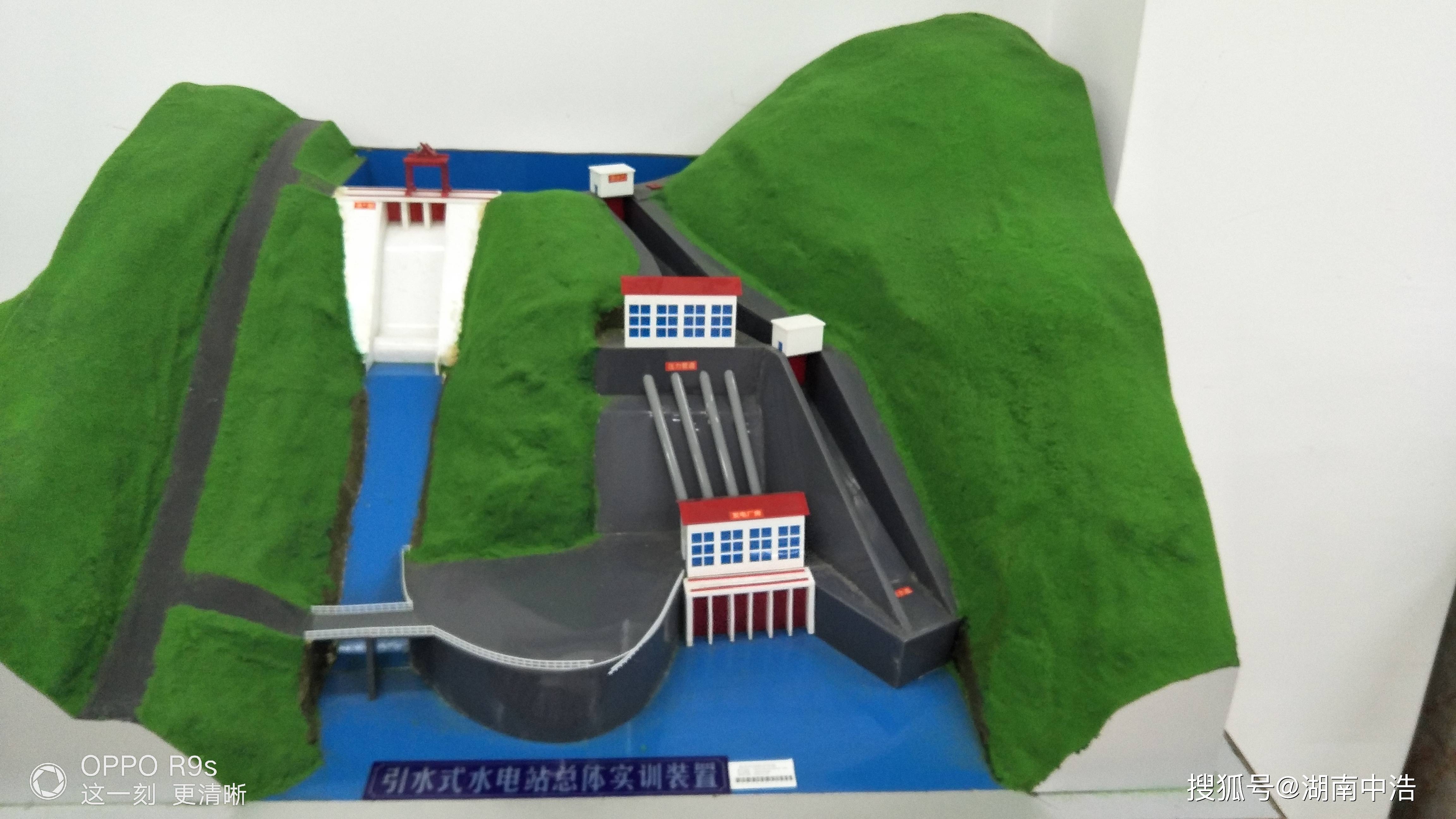峡江水电站模型图片