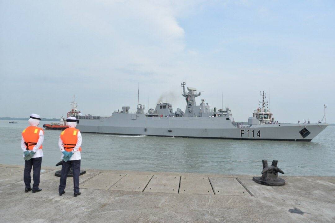 孟加拉海军的主力056型护卫舰的海外兄弟c13b型护卫舰