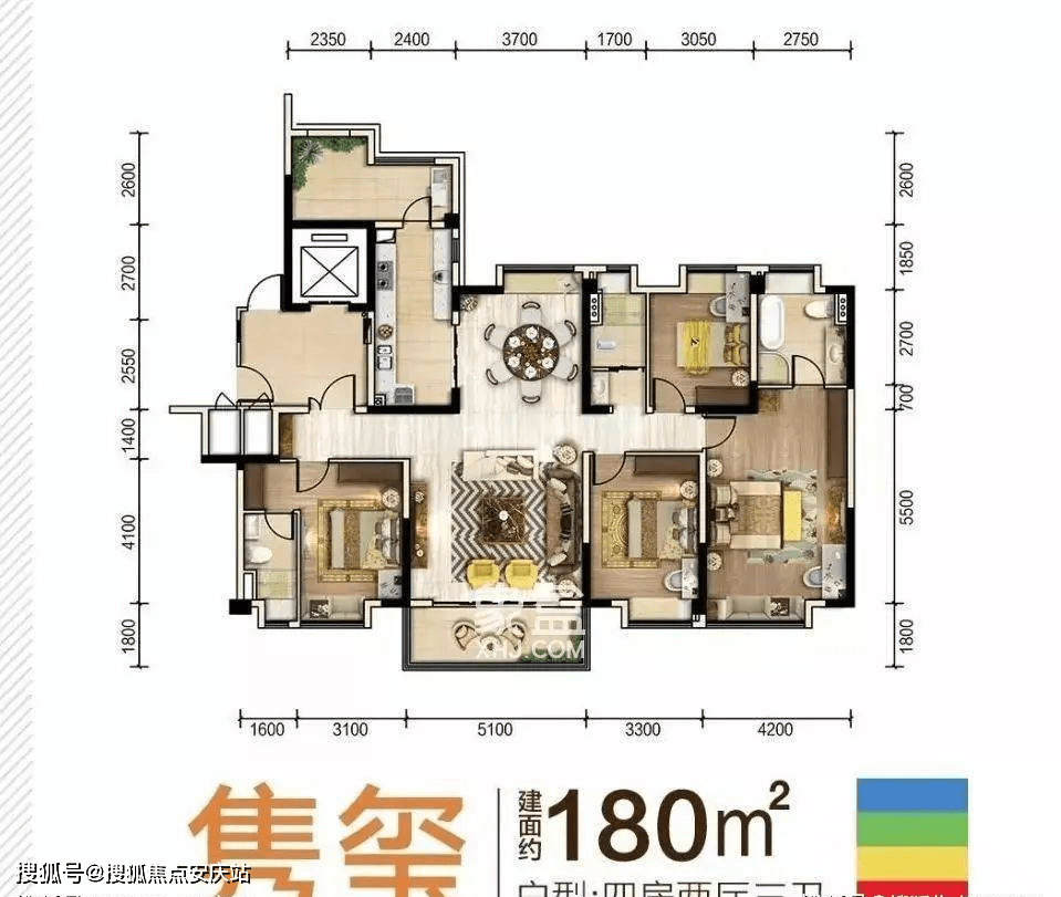 碧桂园荟隽棠户型图图片