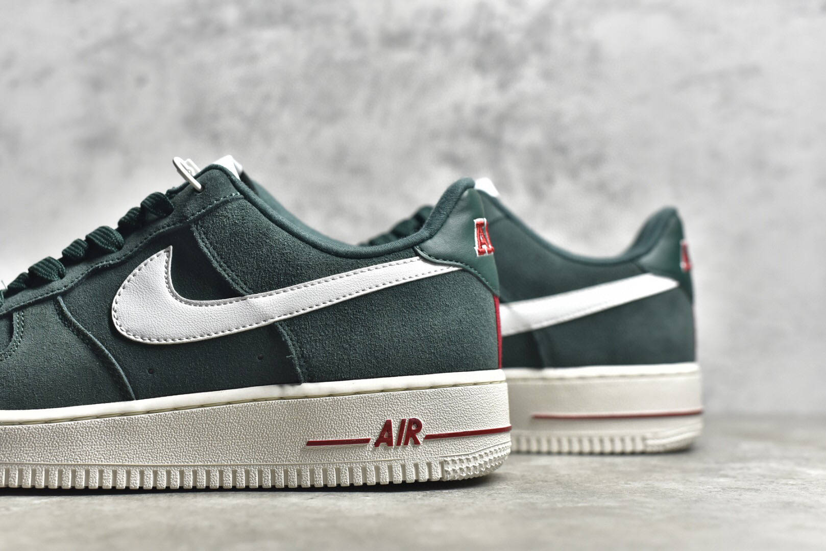耐克空军一号nikeairforce1lowathleticclub绿白刺绣低帮运动鞋