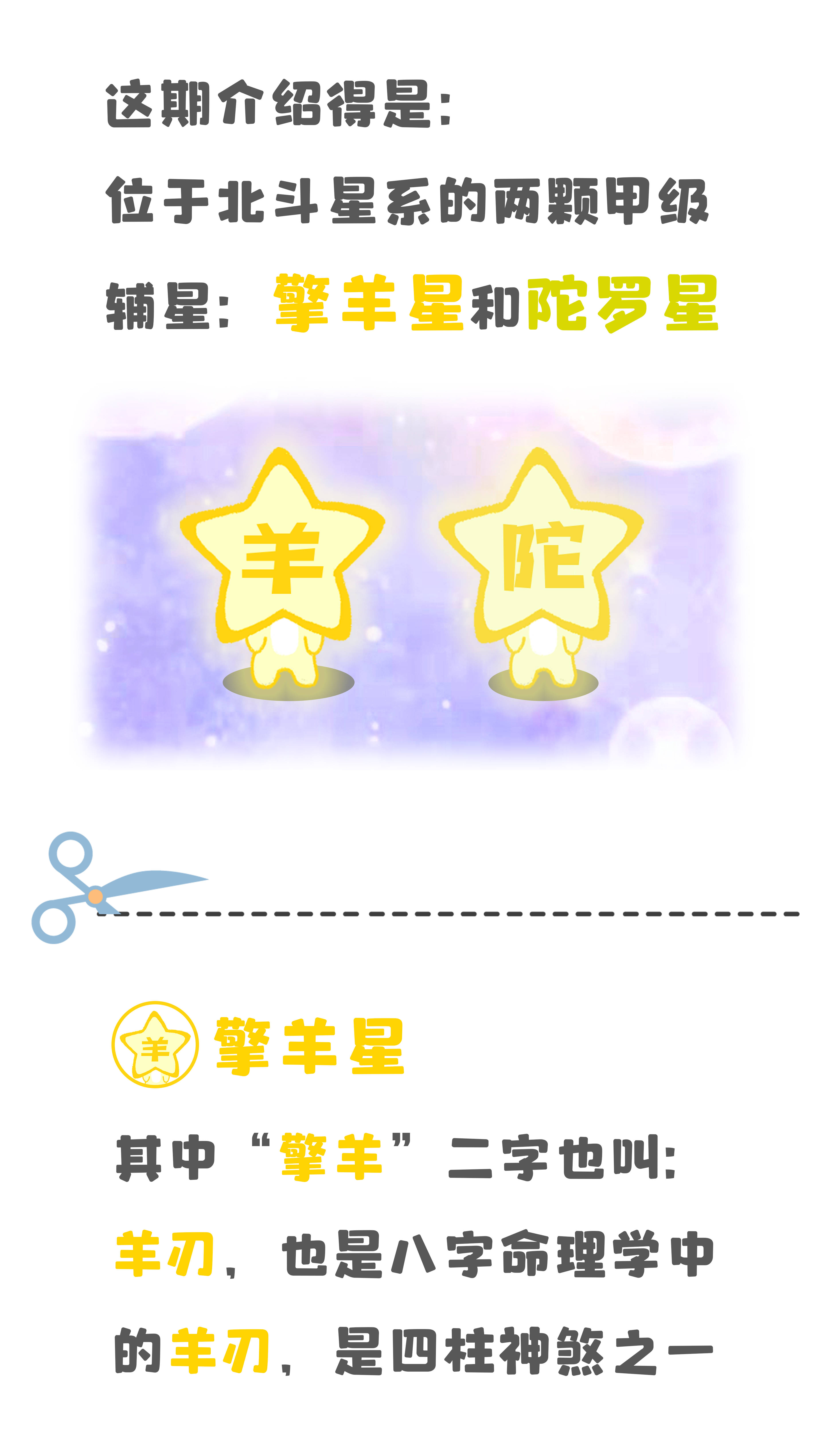 星曜:甲级辅星—擎羊星和陀罗星_天文学_开阳_公众