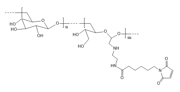 葡聚糖-馬來酰亞胺dextran-mal 化學結構式科研用試劑材料葡聚糖-馬來