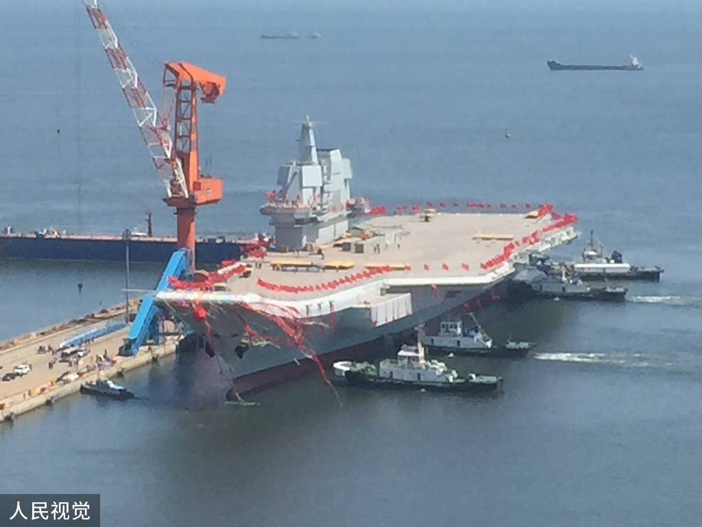 中国首艘国产航母山东舰下水五周年将向公众开放