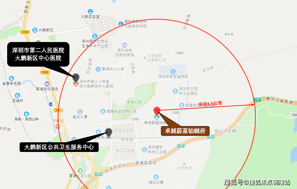 5公里覆蓋葵涌公園,葵涌生態公園兩個市政公園,其中葵涌公園距離項目