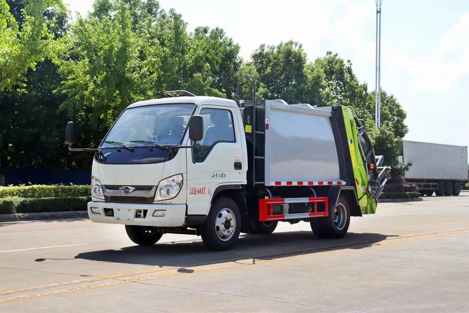 瓶哥环卫适合农村人居环境用的蓝牌压缩垃圾车有哪些多少钱