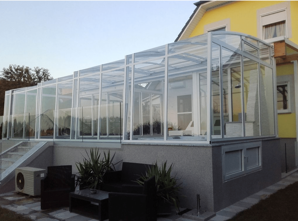 超实用的伸缩阳光房收缩自由实用还不违建