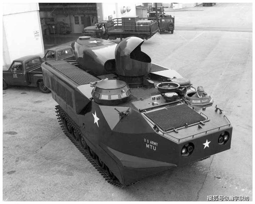 冷战时期,美苏双方研发的激光坦克.